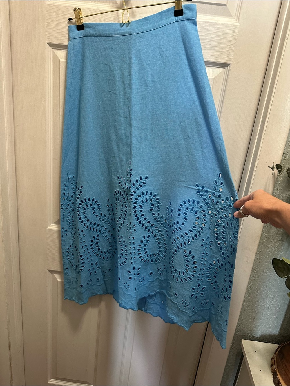 Zara Sky Blue Skirt